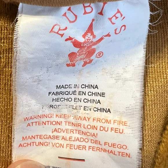 Rubie’s Light Brown Teddy Bear Onesie Pajamas Costume. Size L/XL. - Picture 3 of 16